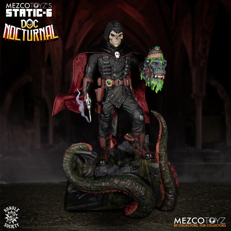 Doc Nocturnal Rumble Society 1/6 Scale Statue by Mezco Toyz - Click Image to Close