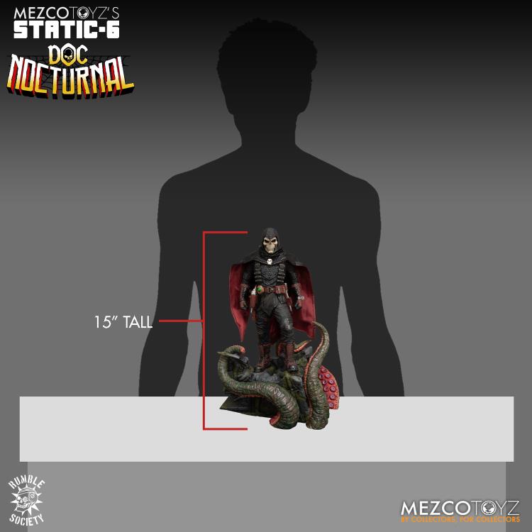Doc Nocturnal Rumble Society 1/6 Scale Statue by Mezco Toyz - Click Image to Close