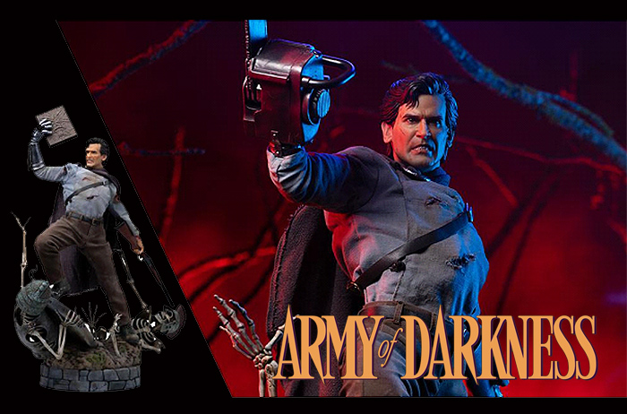 Army of Darkness Ash Williams 1/4 Scale Statue - Click Image to Close