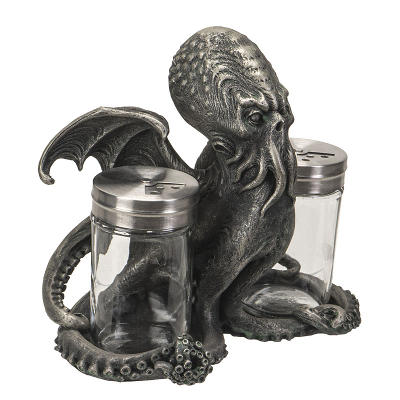 H.P. Lovecraft CTHULHU Salt & Pepper Shaker Set - Click Image to Close