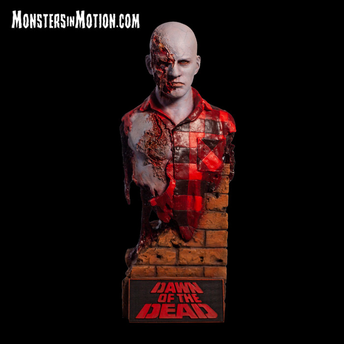 Dawn of the Dead Airport Zombie 9" Bust - Click Image to Close