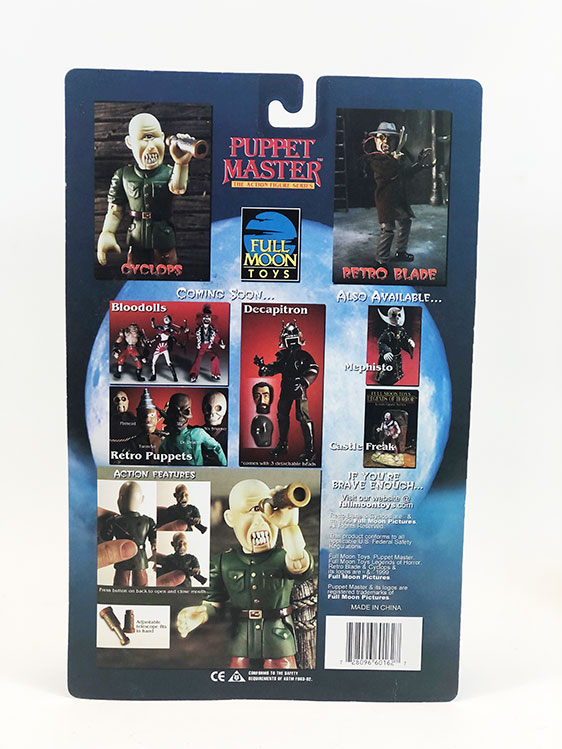 Puppet Master Retro Cyclops Standard Action Figure - Click Image to Close