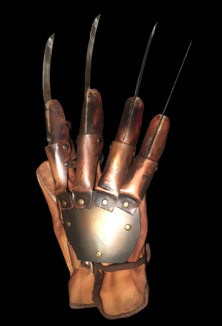 Nightmare On Elm Street Part 3 1987 Deluxe Freddy Glove Prop Replica - Click Image to Close