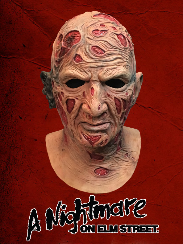 Nightmare On Elm Street Part 1 Deluxe Freddy Krueger Mask Prop Replica - Click Image to Close