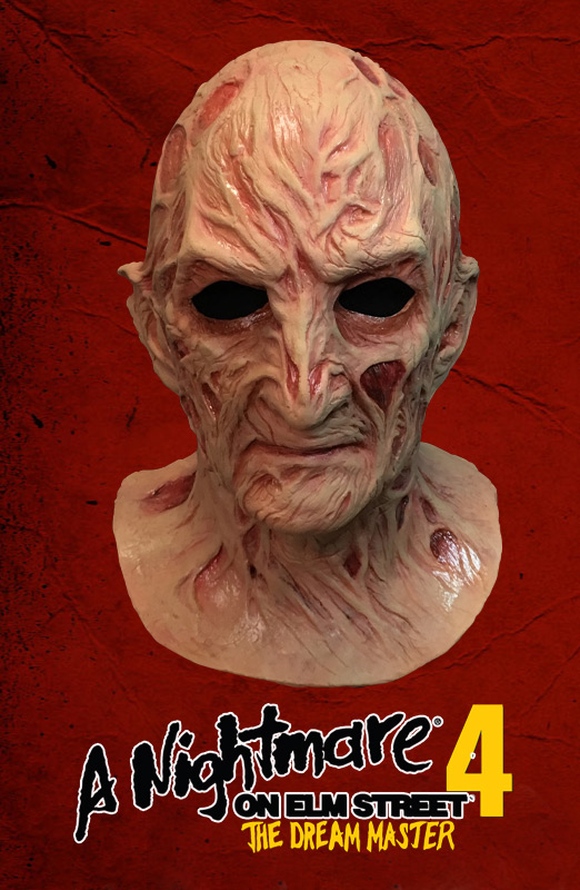 Nightmare On Elm Street Part 4 Deluxe Freddy Krueger Mask Prop Replica - Click Image to Close