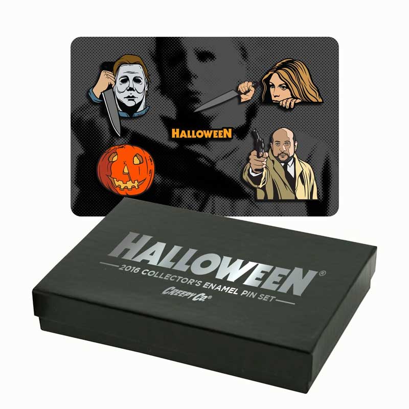 Halloween 1978 Collector's Pin Set of 6 Pins - Click Image to Close