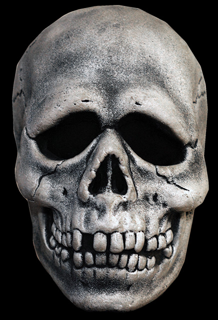 Halloween III Silver Shamrock Skull Mask Latex Mask - Click Image to Close