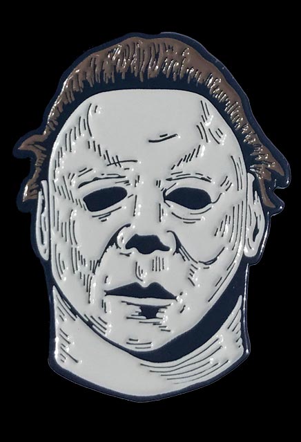 Halloween II Michael Myers Enamel Pin - Click Image to Close