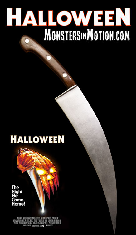 Halloween 1978 Movie Poster Knife Prop Replica SPECIAL ORDER - Click Image to Close