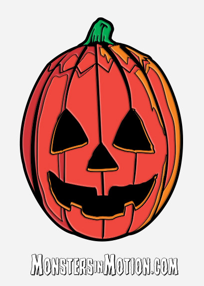 Halloween III Season of the Witch Pumpkin Enamel Pin - Click Image to Close