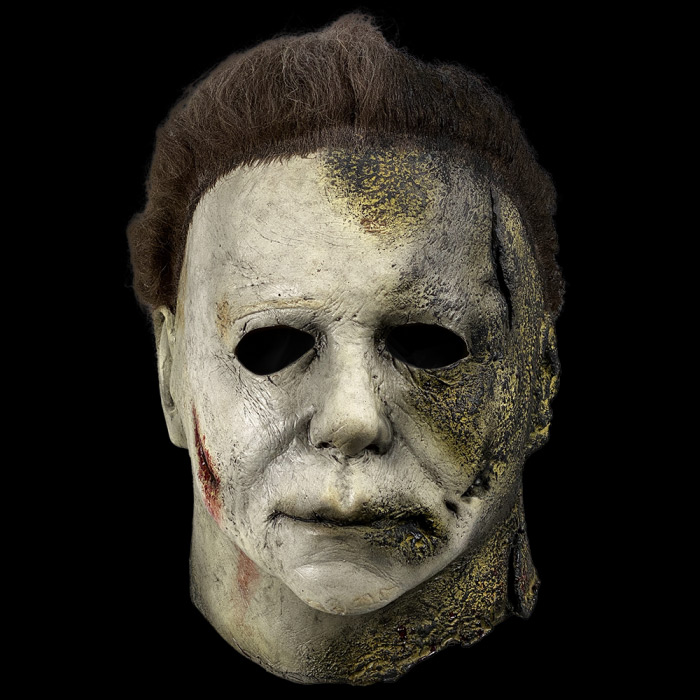 Michael Myers Halloween Kills Mask Display Stand w/ Mask & Knife Horror Prop