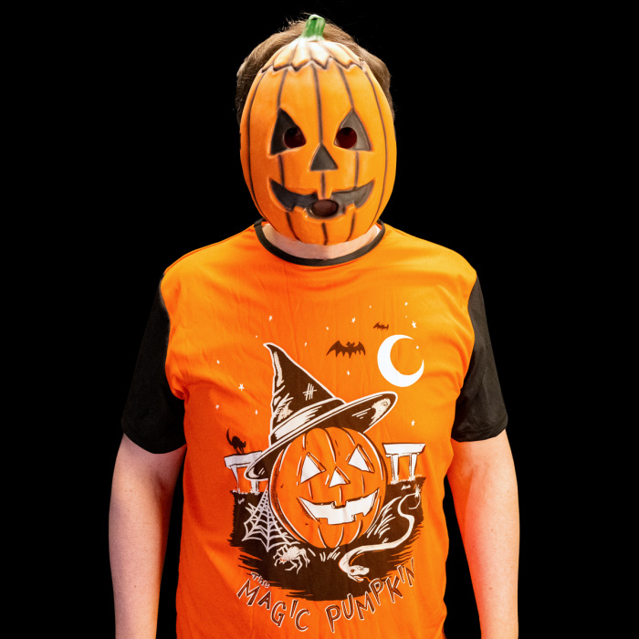Halloween III Season of the Witch Pumpkin Costume in Retro Box Adult Size - Click Image to Close