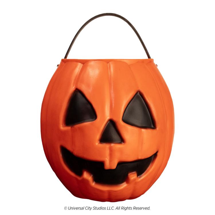 Don Post Studios Pumpkin Halloween Candy Pail - Click Image to Close