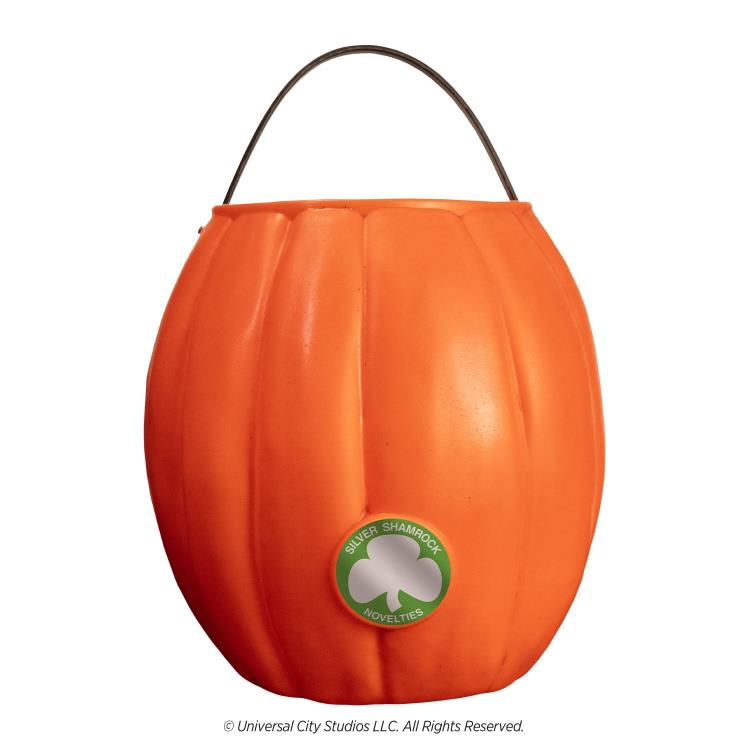 Don Post Studios Pumpkin Halloween Candy Pail - Click Image to Close