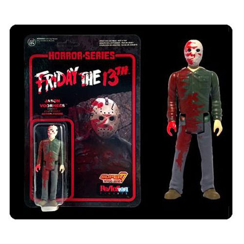 Friday The 13th Jason Voorhees Blood Splattered ReAction Figure NYCC Exclusive - Click Image to Close