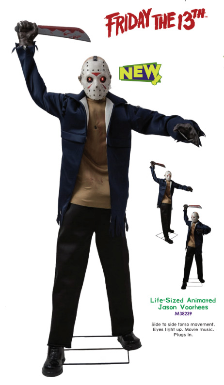 Friday the 13th Jason Voorhees Life Size Animated Display - Click Image to Close