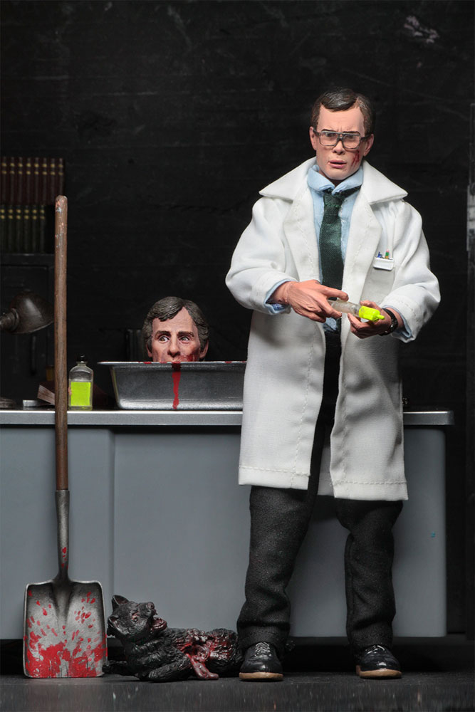 Re-Animator Herbert West 8" Clothed Action Figure - Click Image to Close