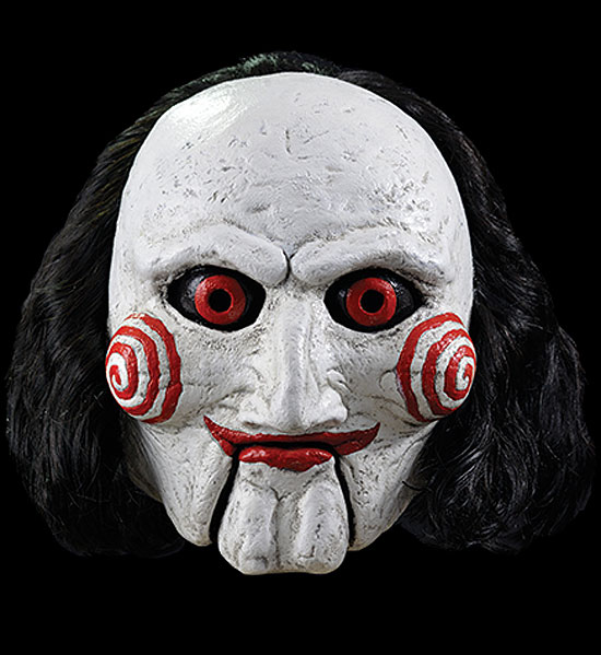 Saw Billy Puppet Adult Latex Halloween Mask - Click Image to Close