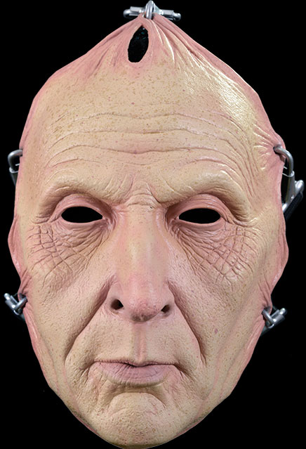 Saw Jigsaw Pulled Flesh Face Adult Latex Halloween Mask SPECIAL ORDER - Click Image to Close