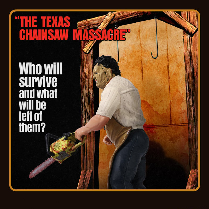 Texas Chainsaw Massacre 1974 Leatherface 3.75" Figure: - Click Image to Close