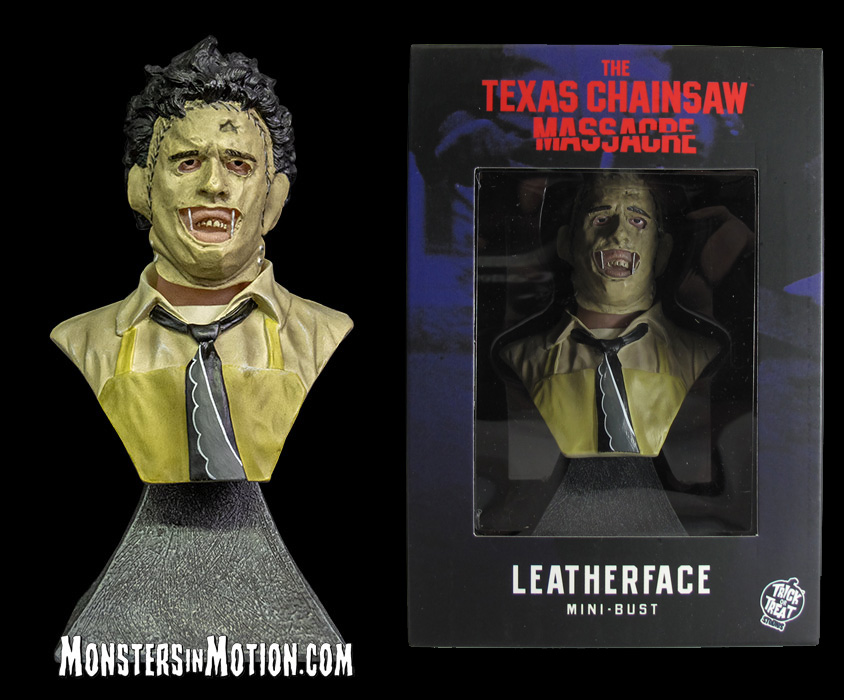 Texas Chainsaw Massacre Leatherface Mini Bust - Click Image to Close