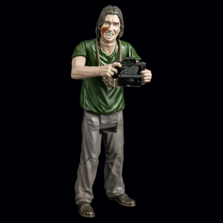 Texas Chainsaw Massacre (1974) COMPLETE Dinner Scene Playset! (Includes Grandpa, Sally, Cook, Hitchhiker and Pretty Leatherface Figures) - Click Image to Close