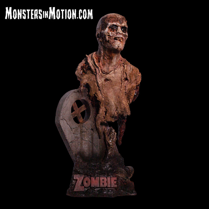 Zombie Lucio Fulci Zombie Poster 9" Bust - Click Image to Close