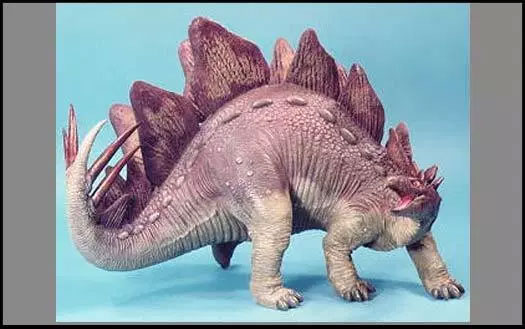 Aurora What if Stegosaurus with Baby and Base Model Kit SPECIAL ORDER - Click Image to Close