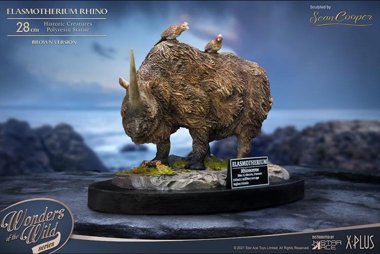 Wonders of the Wild Elasmotherium Rhino Brown Version Statue by Star Ace - Click Image to Close