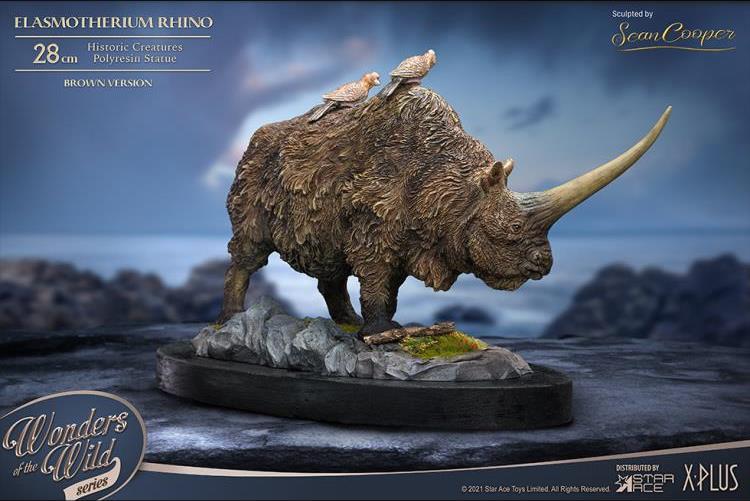 Wonders of the Wild Elasmotherium Rhino Brown Version Statue by Star Ace - Click Image to Close