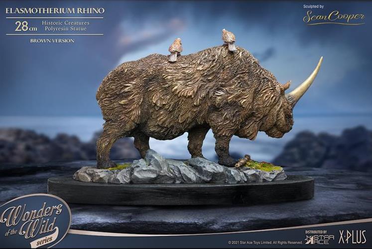 Wonders of the Wild Elasmotherium Rhino Brown Version Statue by Star Ace - Click Image to Close