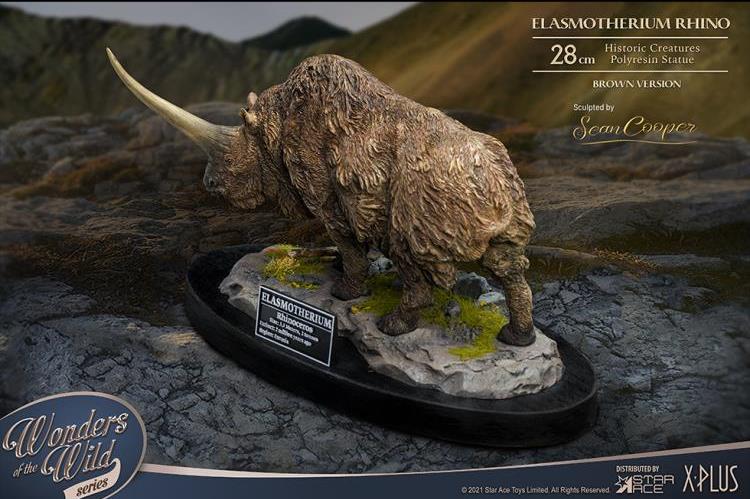 Wonders of the Wild Elasmotherium Rhino Brown Version Statue by Star Ace - Click Image to Close