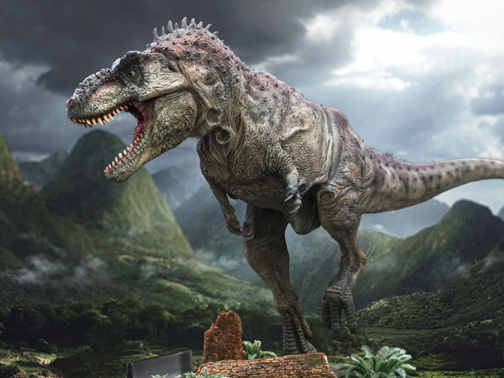 Wonders of the Wild Tyrannosaurus Rex (Normal Ver.) Statue by X-Plus - Click Image to Close