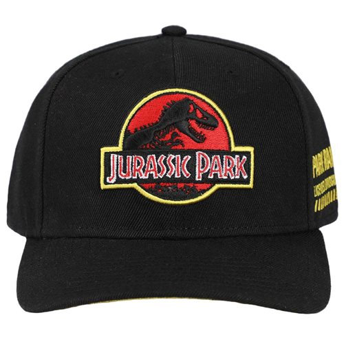 Jurassic Park Park Ranger Pre-Curved Snapback Hat - Click Image to Close