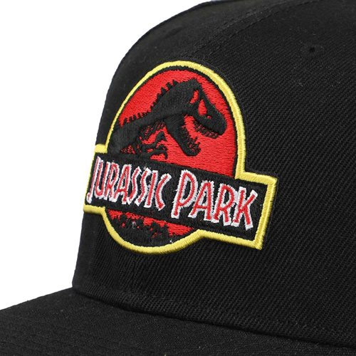 Jurassic Park Park Ranger Pre-Curved Snapback Hat - Click Image to Close