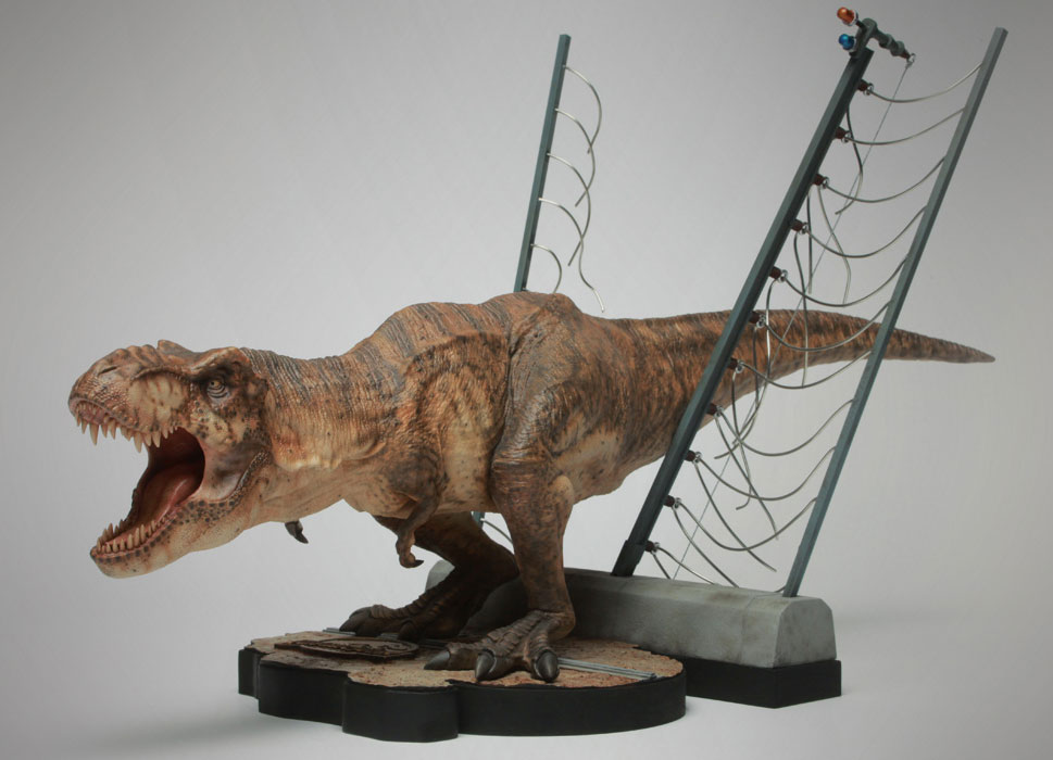 jurassic park statue t rex