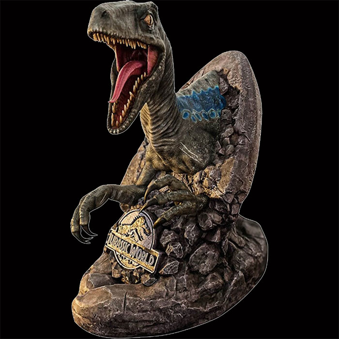 Jurassic World Raptor 12 Inch Bust - Click Image to Close