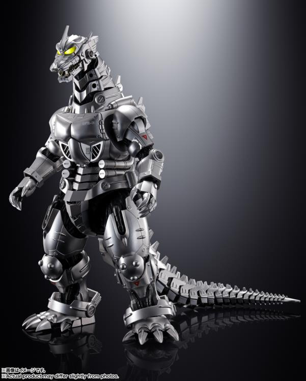 Godzilla Vs. Mechagodzilla 2002 Soul of Chogokin GX-103 MFS-3 Type 3 Kiryu Figure - Click Image to Close