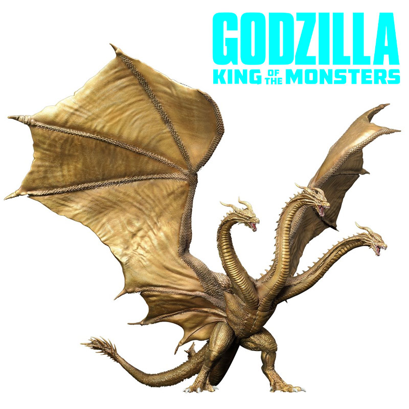 Godzilla 2019 King Ghidorah Hyper Solid Statue by Art Spirits - Click Image to Close