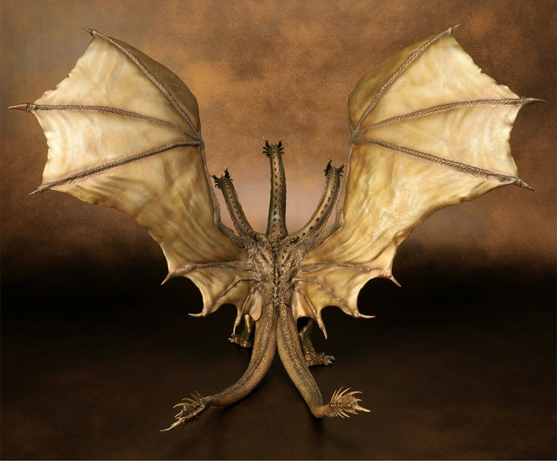 Godzilla 2019 King Ghidorah Hyper Solid Statue by Art Spirits - Click Image to Close