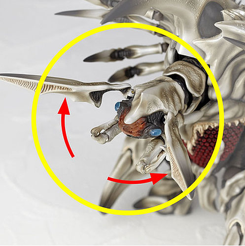 Gamera Legacy of Revoltech Legion Figure - Click Image to Close