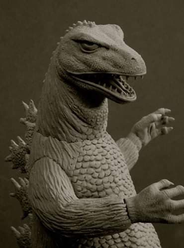 Aurora Bama Box Art Tribute Godzilla Model Kit - Click Image to Close