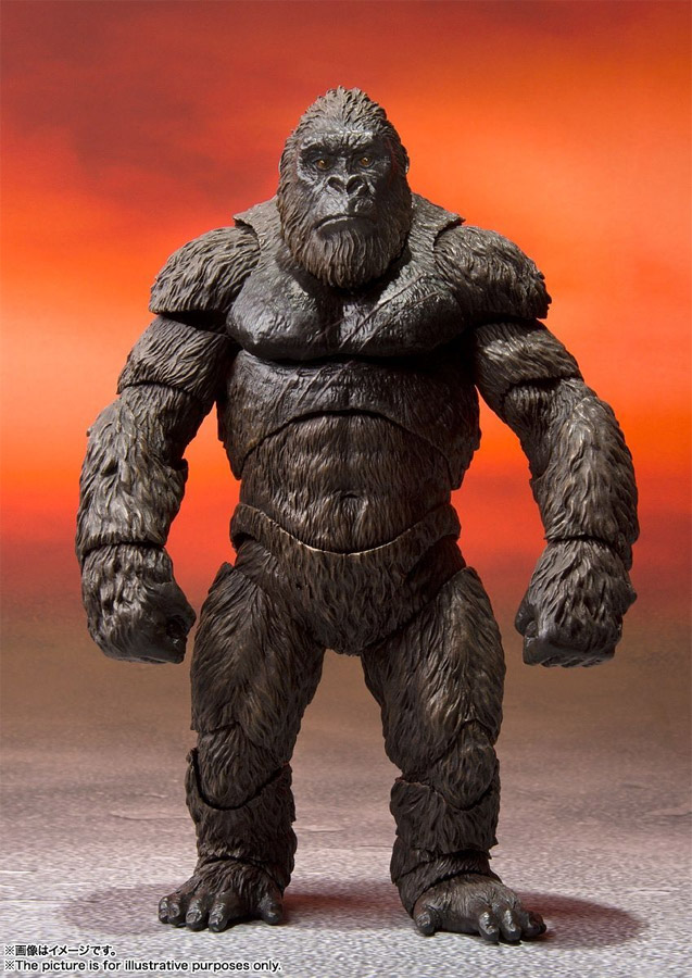 Godzilla Vs. Kong 2021 Kong S.H. MonsterArts Figure - Click Image to Close