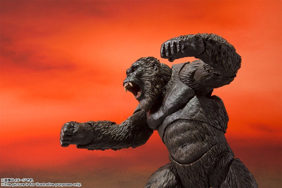 Godzilla Vs. Kong 2021 Kong S.H. MonsterArts Figure - Click Image to Close