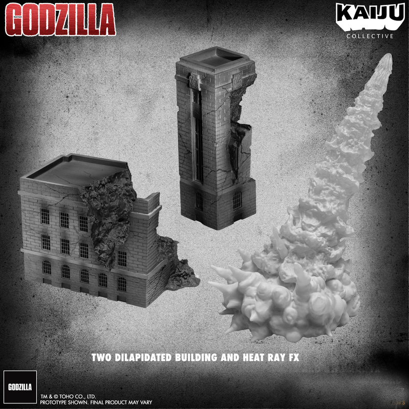Godzilla 1954 Black & White Edition Kaiju Collective Figure - Click Image to Close