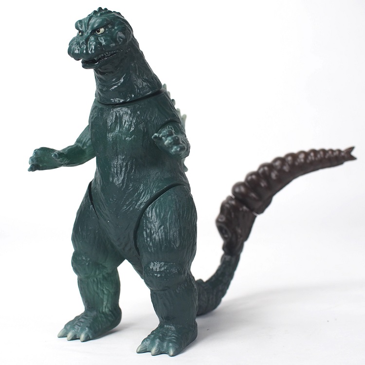Godzilla 1964 Vinyl Toy Moss Green CCP Middle Size Series - Click Image to Close