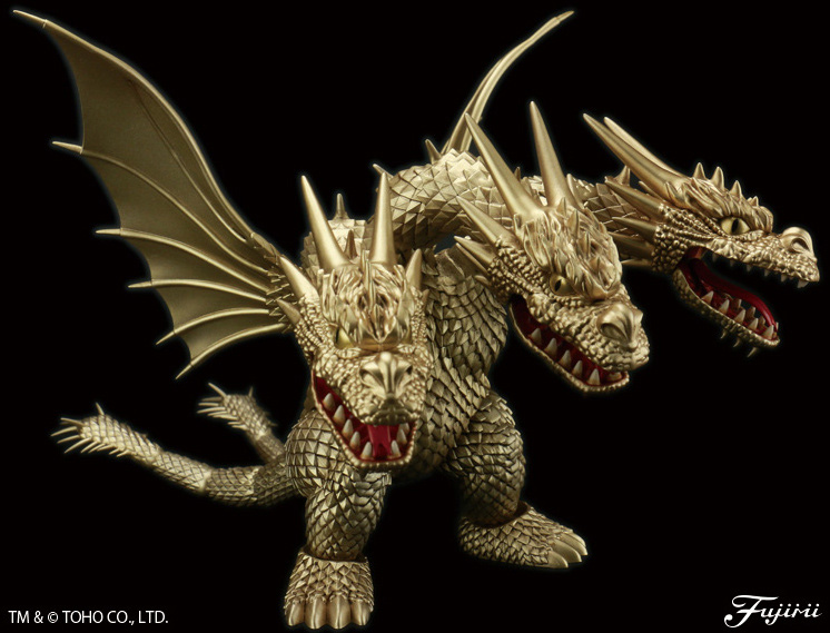 Godzilla vs. King Ghidorah 1991 King Ghirorah Model Kit by Fujimi Japan - Click Image to Close