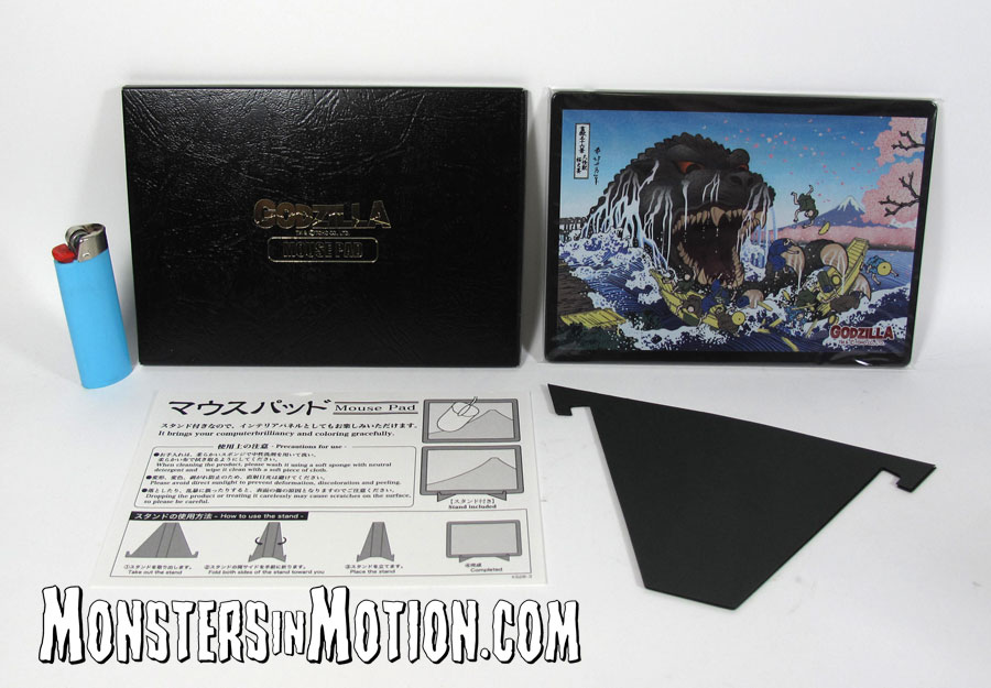 Godzilla Lacquer Mouse Pad Godzilla & Sakura - Click Image to Close