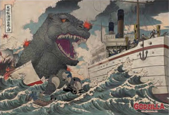 Godzilla Jigsaw Puzzle Giant Monster That Came From The Sea 300PCS - Click Image to Close