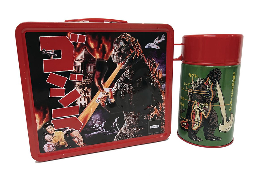 Godzilla 1954 Lunch Box with Thermos - Click Image to Close